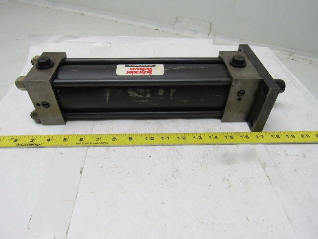 Schrader Bellows Pneumatic Air Cylinder 2-3/4" Bore 8-1/2" Stroke