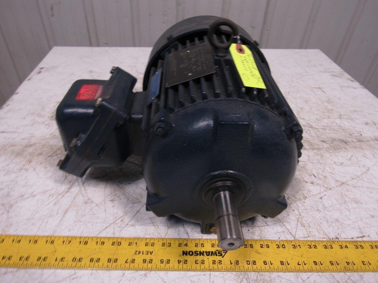 Marathon Electric 3HP Hazardous Location Electric Motor 460V 1760RPM 3PH 182TV