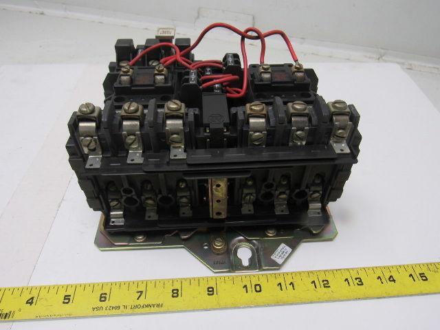 A-B Allen Bradley 505-AOD Series C Reversing Motor Starter W/Overload Size 0