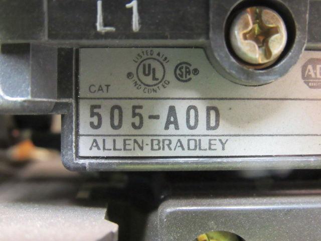 A-B Allen Bradley 505-AOD Series C Reversing Motor Starter W/Overload Size 0