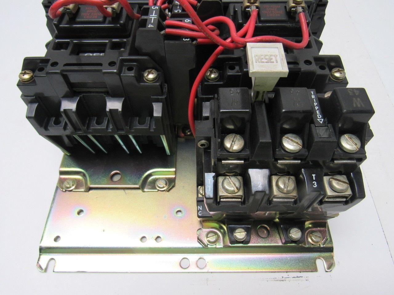 A-B Allen Bradley 505-AOD Series C Reversing Motor Starter W/Overload Size 0
