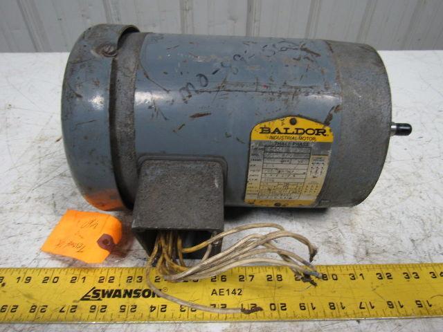 Baldor JM3550 1-1/2HP Electric Motor 208-230/460V 3450 RPM 3PH 56J Frame