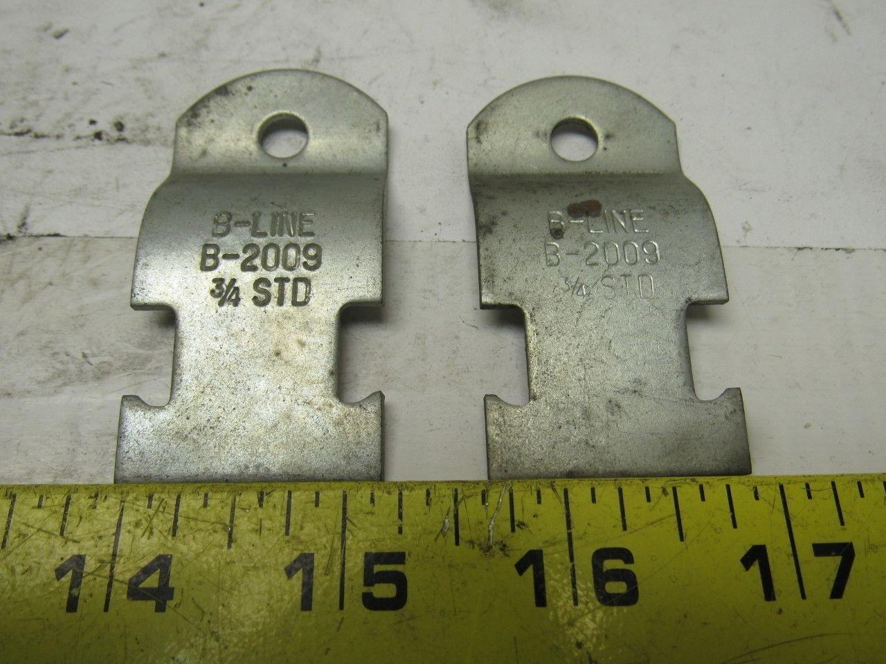 Cooper B-2009 B-Line 3/4" Conduit to Strut Clamp 134 Set of 2 NO BOLT or NUT