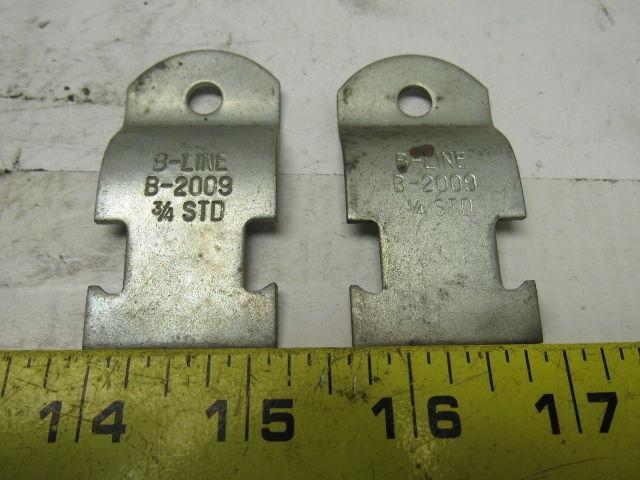 Cooper B-2009 B-Line 3/4" Conduit to Strut Clamp 134 Set of 2 NO BOLT or NUT