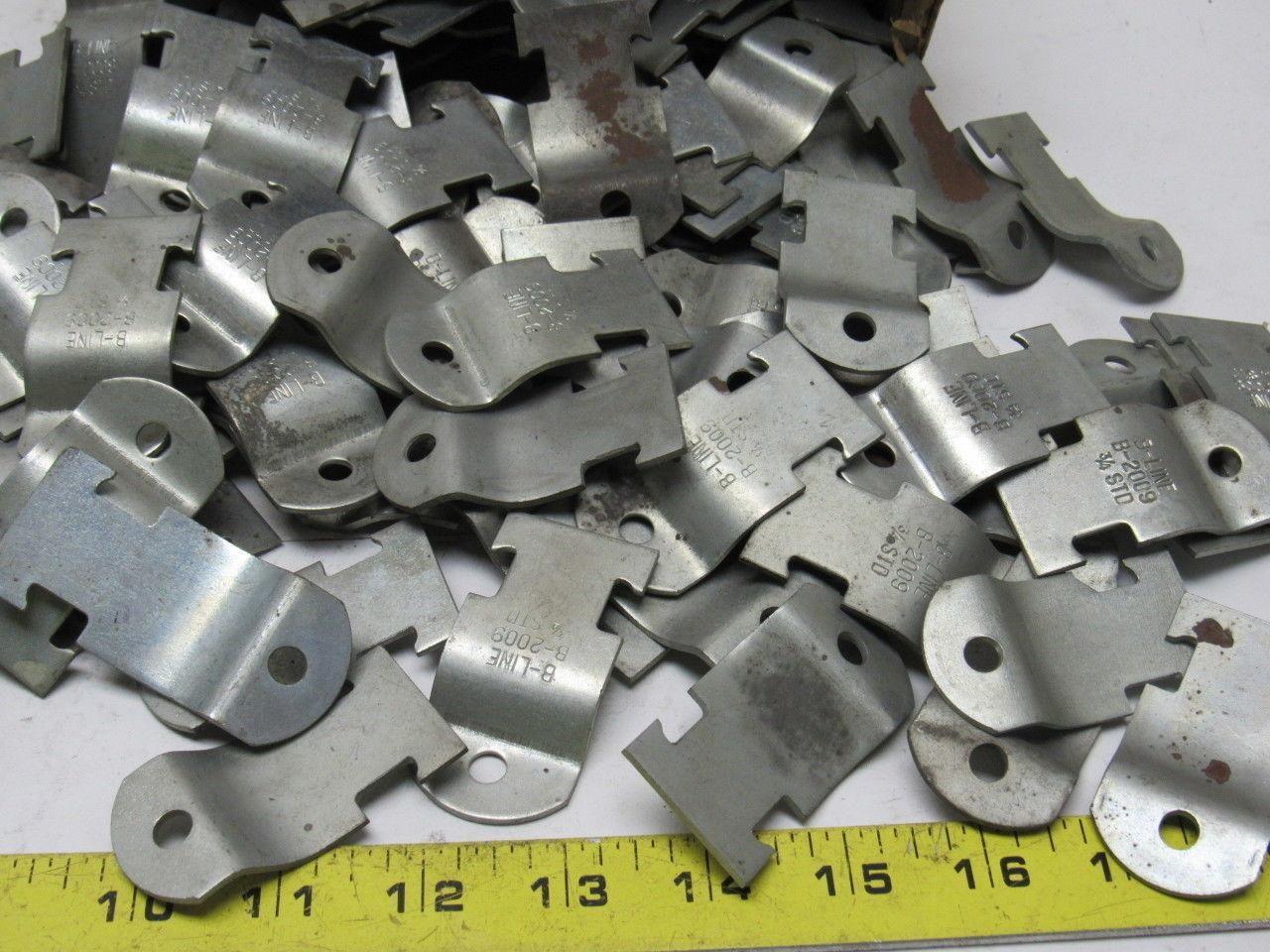 Cooper B-2009 B-Line 3/4" Conduit to Strut Clamp 134 Set of 2 NO BOLT or NUT
