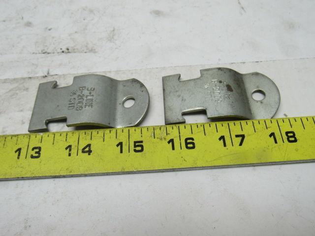 Cooper B-2009 B-Line 3/4" Conduit to Strut Clamp 134 Set of 2 NO BOLT or NUT