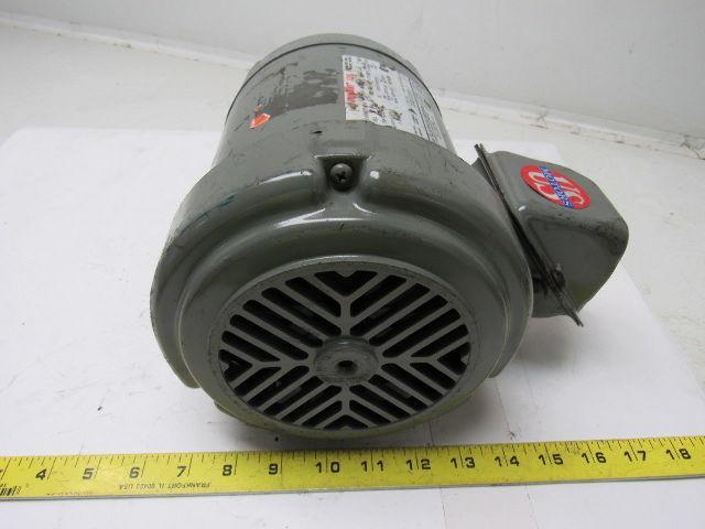 US Motors F007A 1/2HP Electric Motor 208-230/460V 3PH 56C Frame 3495RPM