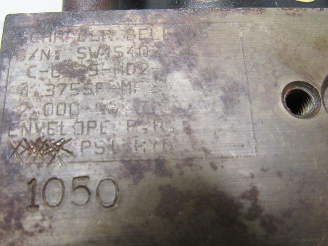 Schrader Bellows Hydraulic Cylinder 3-1/4" Bore 2" Stroke