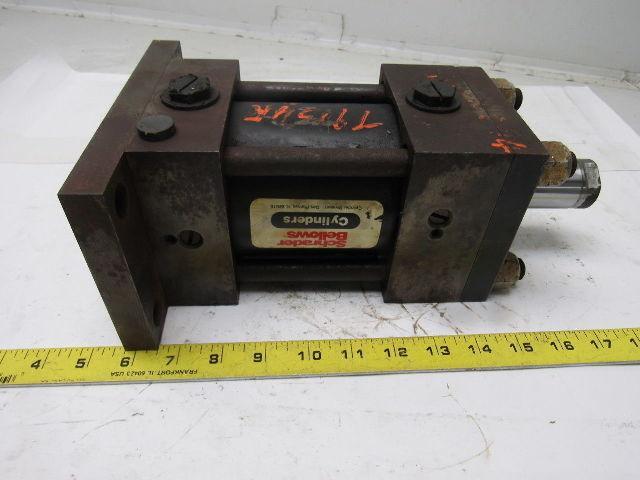 Schrader Bellows Hydraulic Cylinder 3-1/4" Bore 2" Stroke