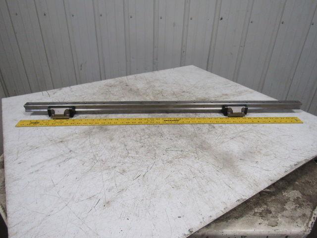 Star 1651-312-10 48-3/4" (1238.25mm) Long Linear Rail W/2 Bearing Blocks NEW