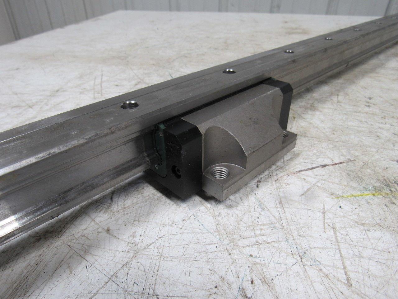 Star 1651-312-10 48-3/4" (1238.25mm) Long Linear Rail W/2 Bearing Blocks NEW