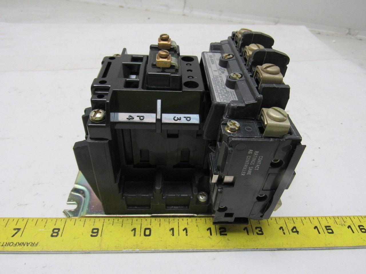 A-B Allen Bradley 500-B0A94 Series B AC Contactor 230-240V Coil 50/60 HZ Size 1