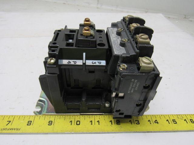 A-B Allen Bradley 500-B0A94 Series B AC Contactor 230-240V Coil 50/60 HZ Size 1