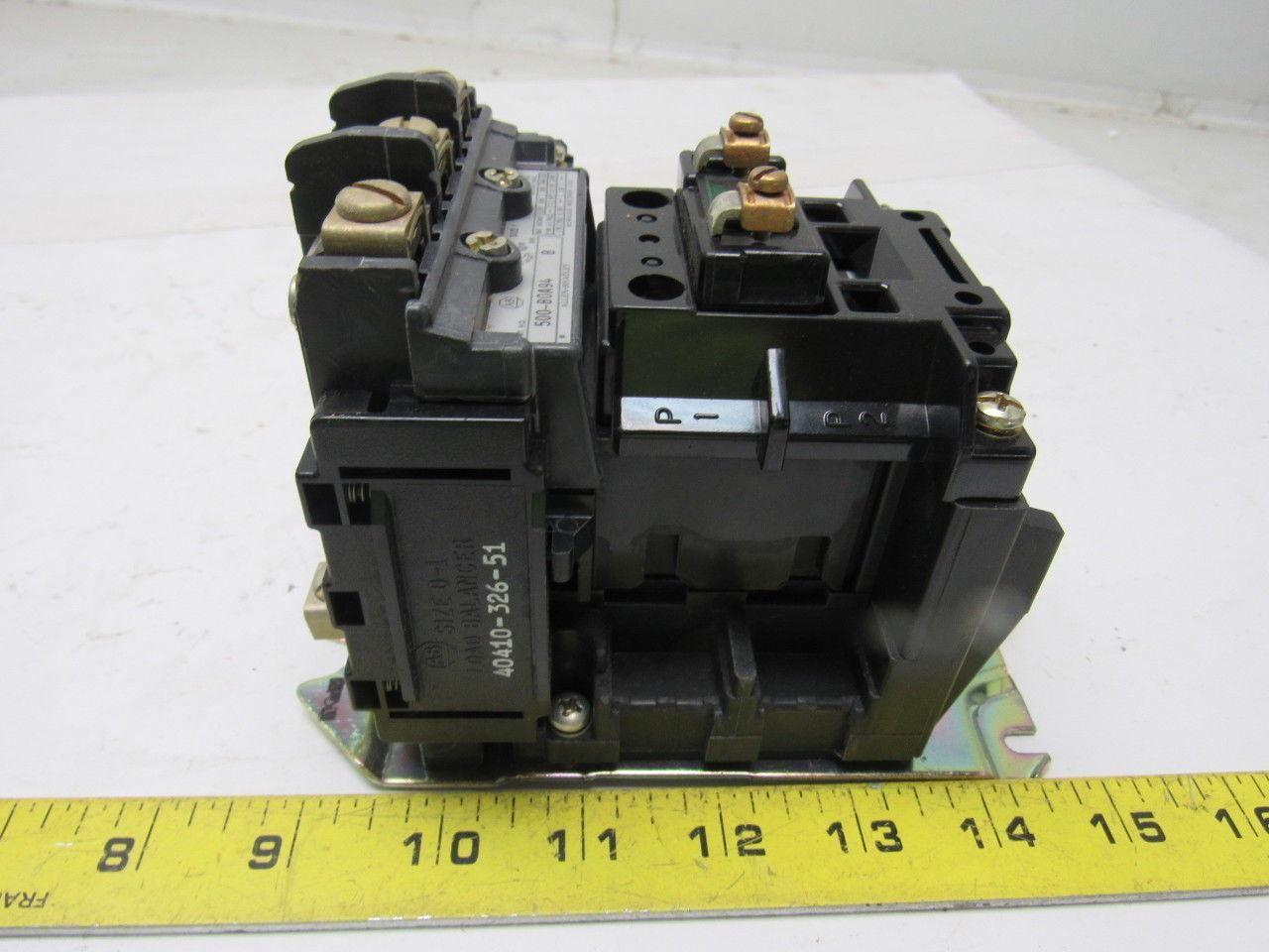 A-B Allen Bradley 500-B0A94 Series B AC Contactor 230-240V Coil 50/60 HZ Size 1