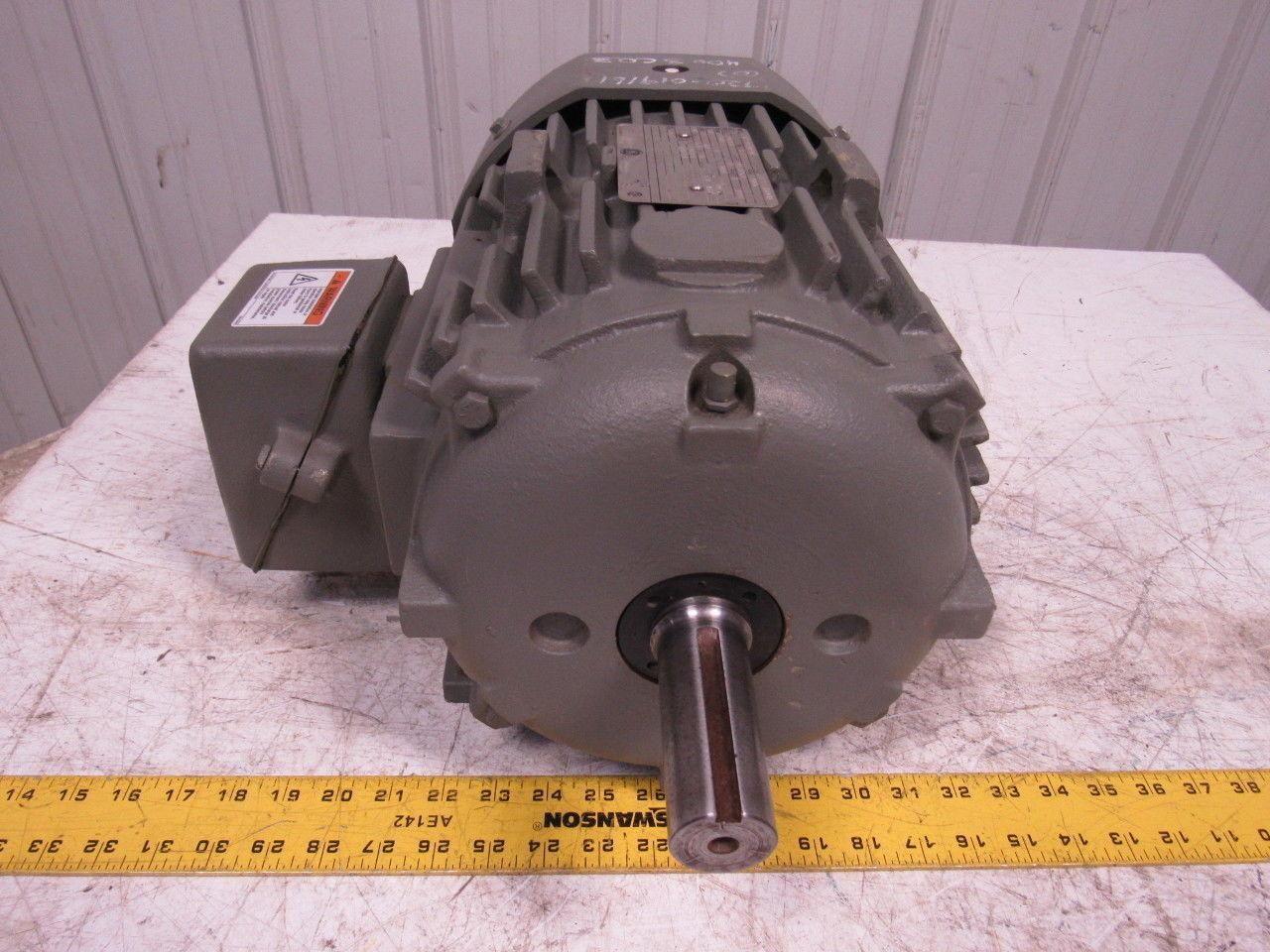 General Electric DBL Shaft 7.5 Hp Electric Motor 230/460V 213TZ Frame 1750RPM