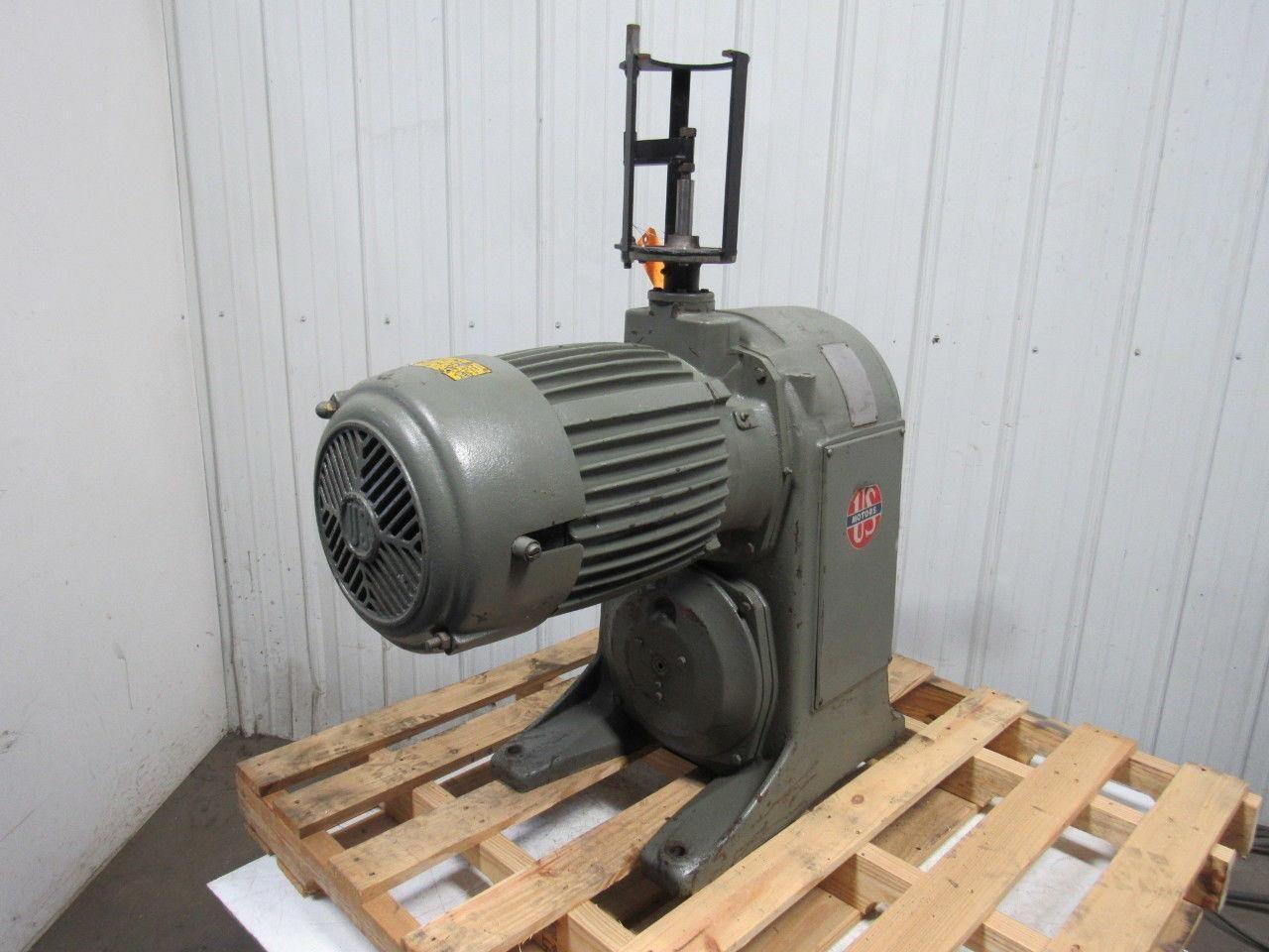 US Motors Varidrive Adjustable Speed Reducer 10Hp 208-220/440V 2.76:1 Ratio