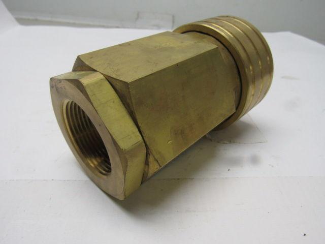 Parker BH12-60W Brass Quick Coupling 1-1/2" Body 1-1/4"NPT Female Thread