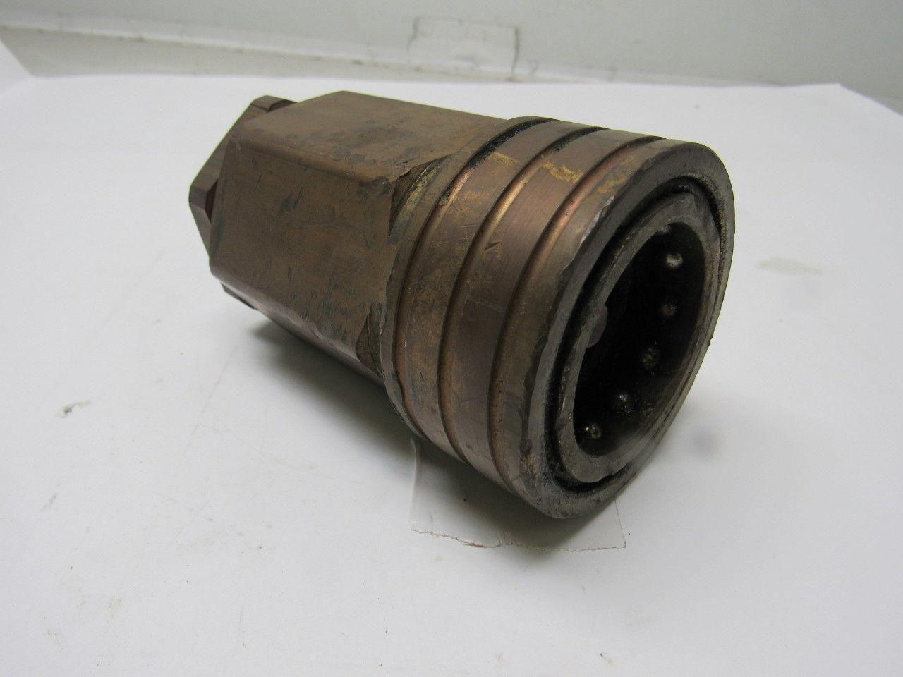 Parker BH12-60 Brass Quick Coupling 1-1/2" Body 1-1/4"NPT Female Thread
