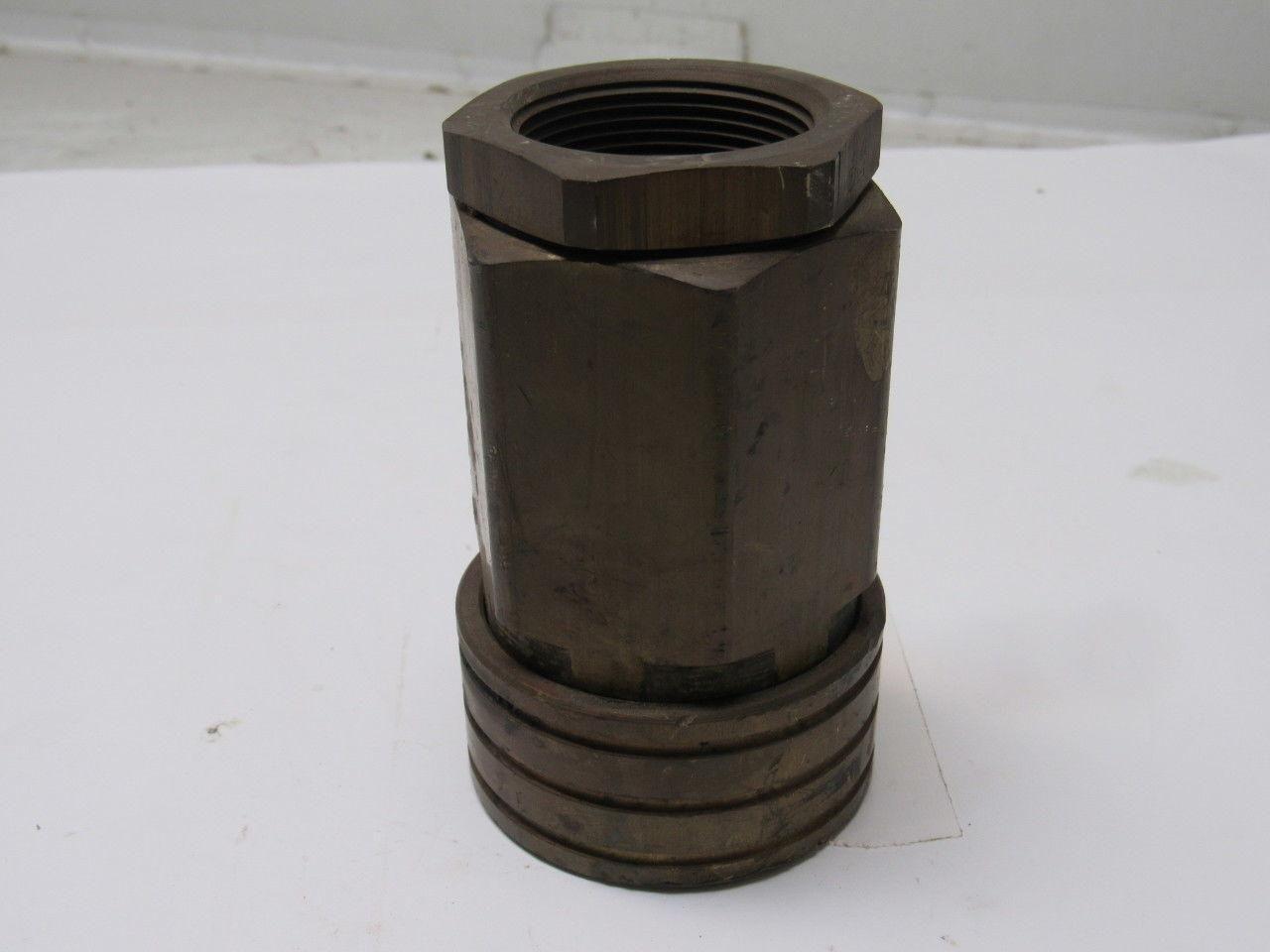 Parker BH12-60 Brass Quick Coupling 1-1/2" Body 1-1/4"NPT Female Thread