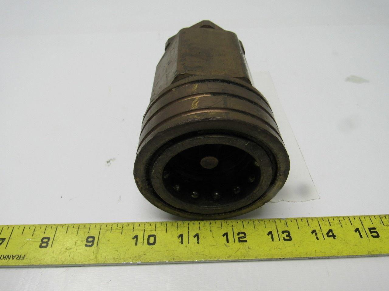 Parker BH12-60 Brass Quick Coupling 1-1/2" Body 1-1/4"NPT Female Thread