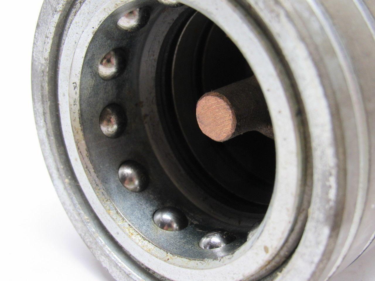 Parker H12-62 Steel 1-1/2" Body Poppet Valve Shut off 1"NPTF Quick Coupling