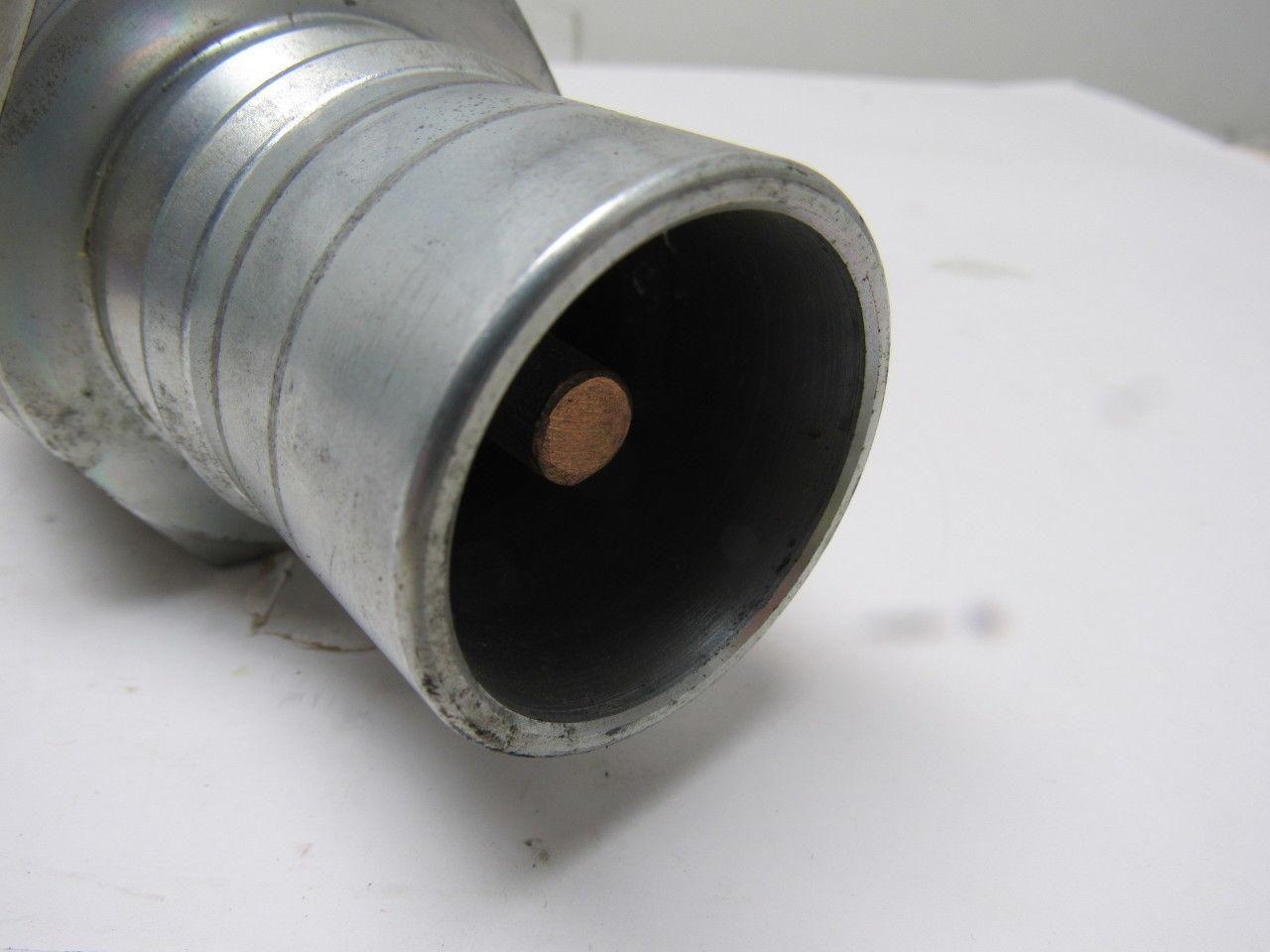 Parker H12-63 Steel 1-1/2" Body Poppet Valve Shut off 1"NPTF Quick Coupling Male