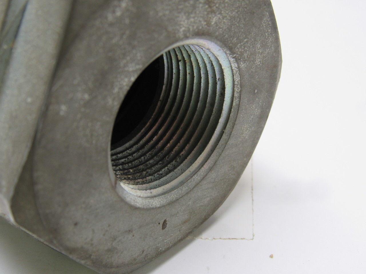 Parker H12-63 Steel 1-1/2" Body Poppet Valve Shut off 1"NPTF Quick Coupling Male
