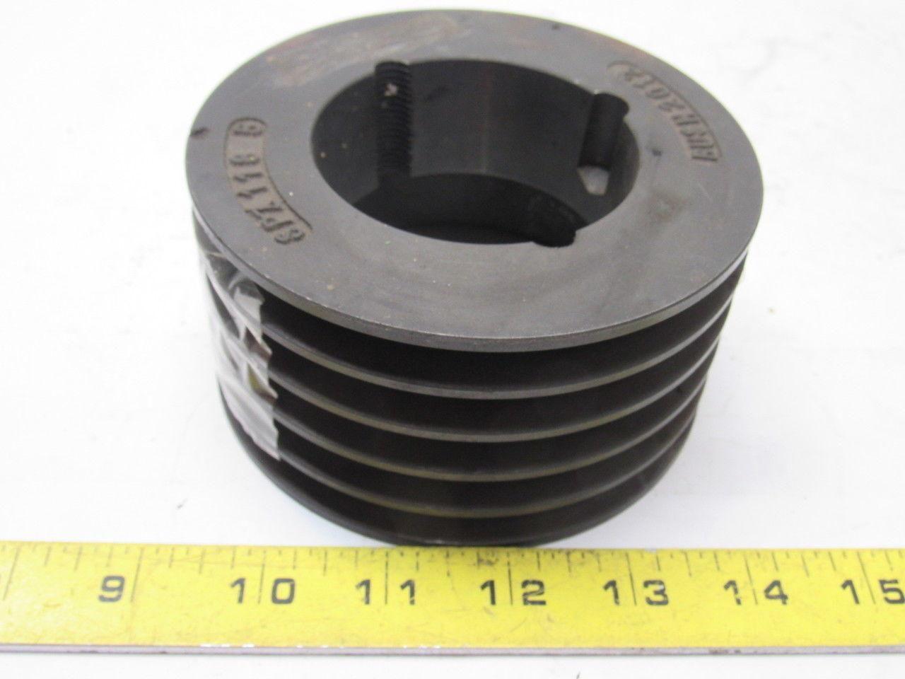 SPZ 118X5 5 Groove 5.75" 3V Pulley/Sheave 2L2012 Bushed Bore