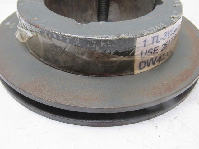 1-3V6.9 1 Groove 6.9" 3V Pulley/Sheave 2517 Bushed Bore