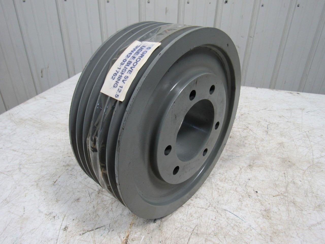 T.B. Woods 5V12.5-6-F 6 Groove 12.5" 5V Pulley/Sheave F Bushed Bore