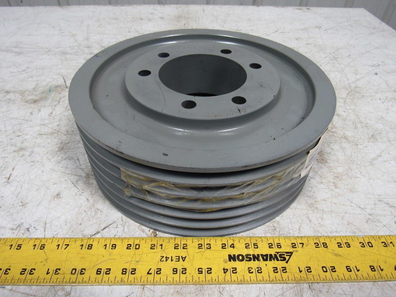 T.B. Woods 5V12.5-6-F 6 Groove 12.5" 5V Pulley/Sheave F Bushed Bore