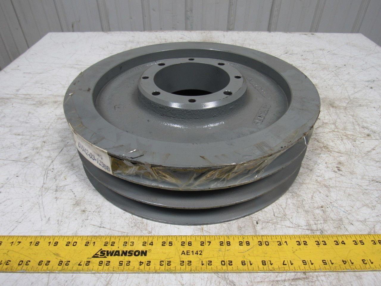 3D16.0-J 3 Groove 16" D Pulley/Sheave J Bushed Bore