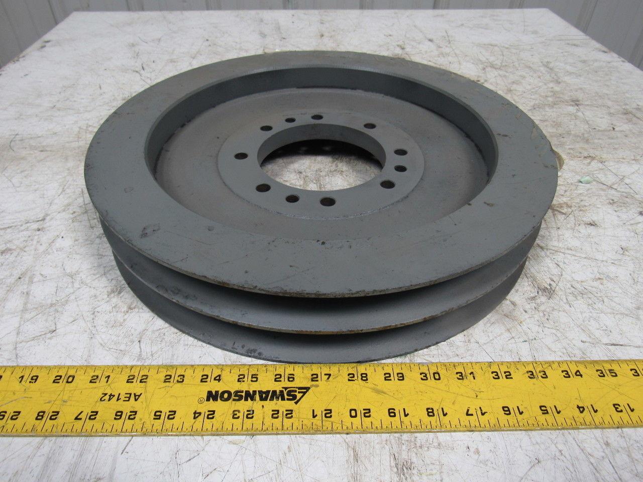 2D16.9 2 Groove 16.9" D Pulley/Sheave Special Bushed Bore