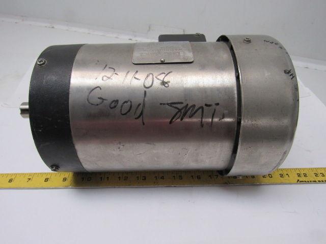 Leeson 121350.00 CZ145T17WC11A 1.5HP 1740RPM 208-230/460V 3PH Electric Motor