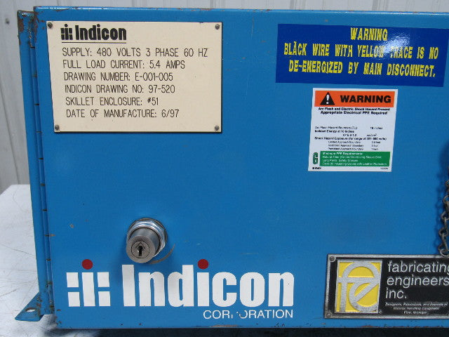 Rapistan 26" X 12" X 8" Electrical Enclosure Machine Motor Starter 480V 3PH 60HZ
