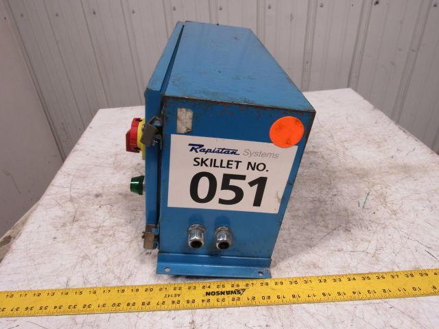 Rapistan 26" X 12" X 8" Electrical Enclosure Machine Motor Starter 480V 3PH 60HZ