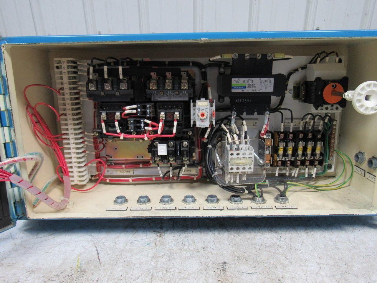 Rapistan 26" X 12" X 8" Electrical Enclosure Machine Motor Starter 480V 3PH 60HZ