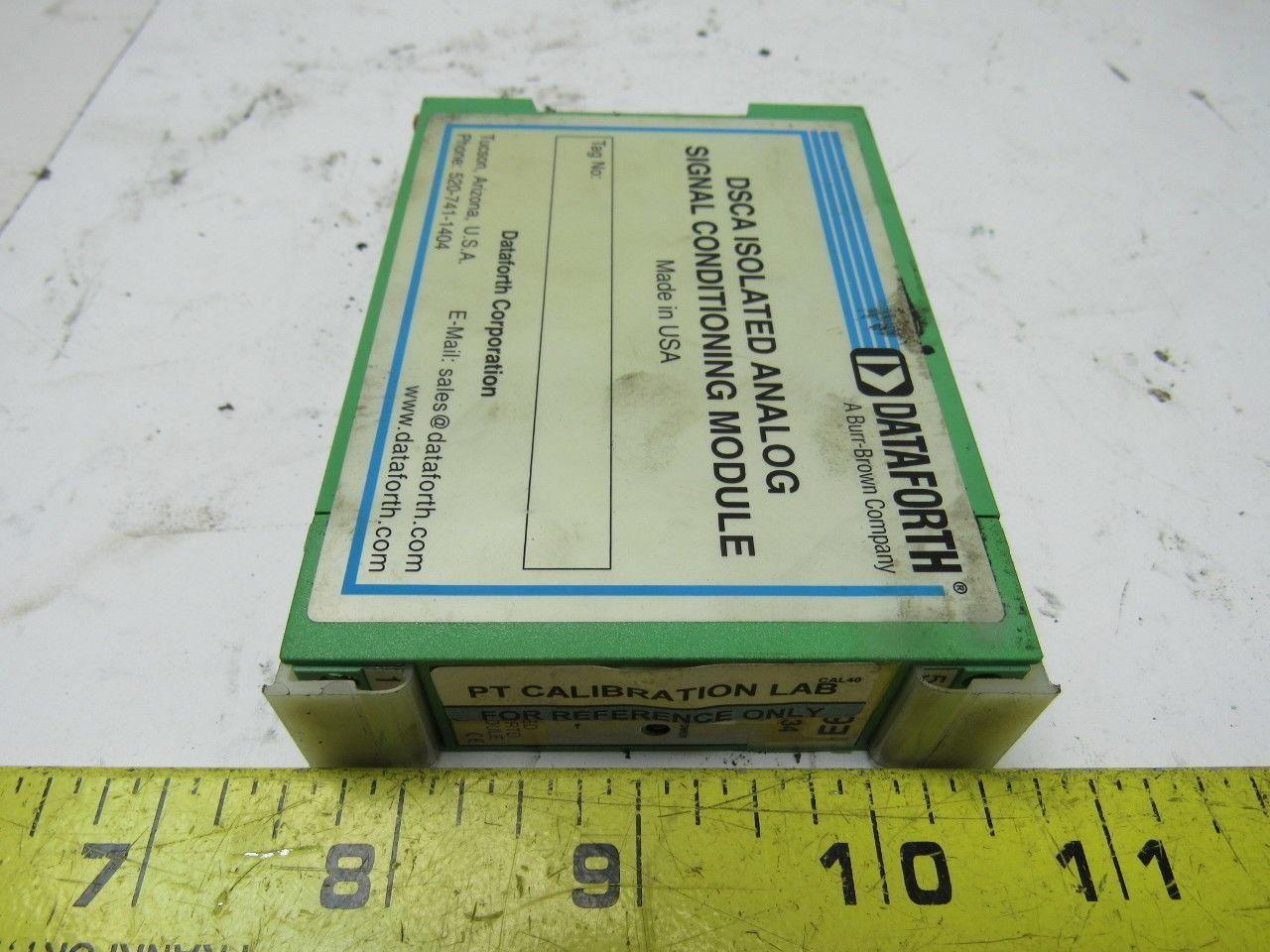 Dataforth DSCA34-05 Linearized 2- or 3-Wire RTD Input Signal Conditioner