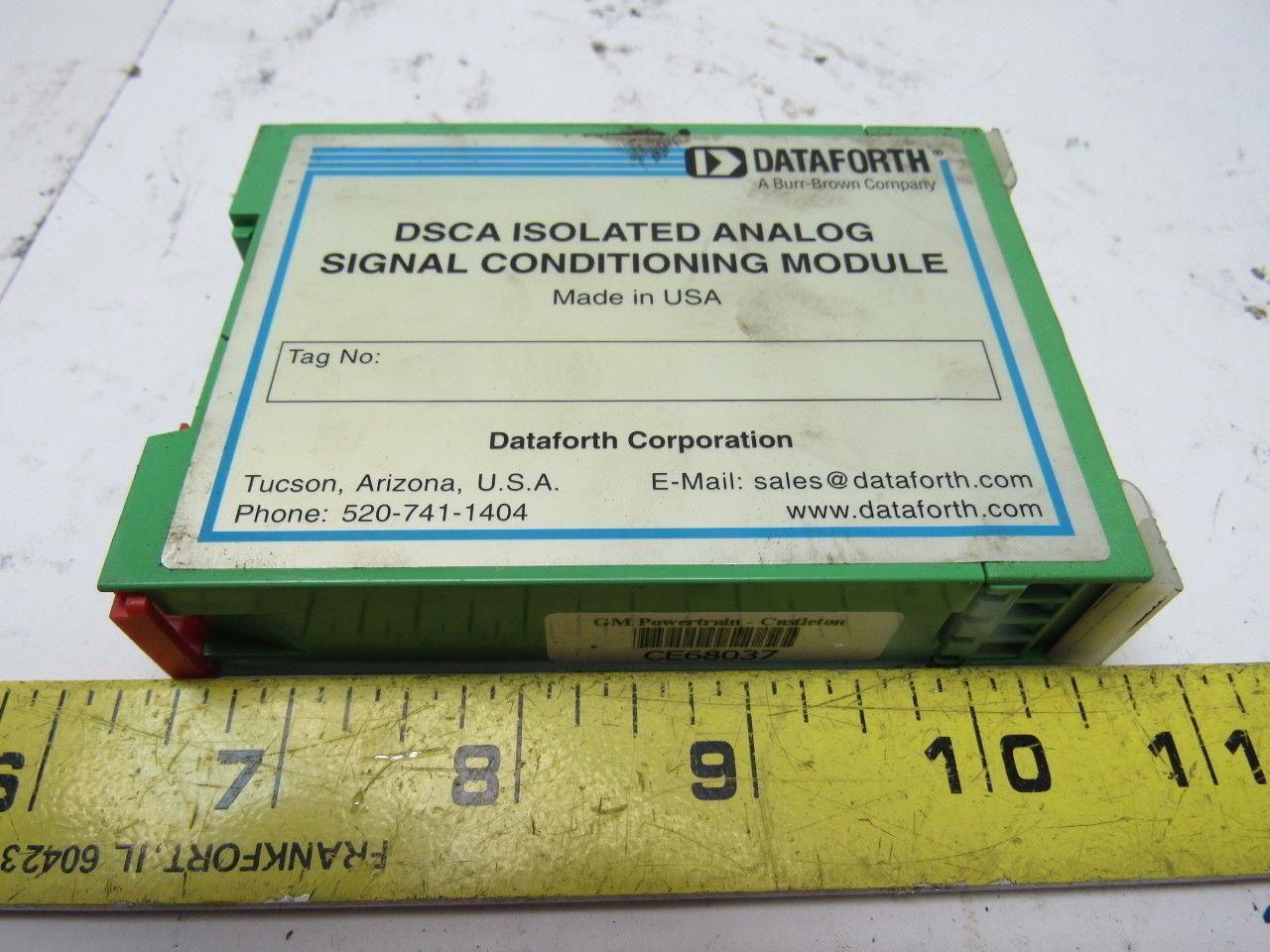 Dataforth DSCA34-05 Linearized 2- or 3-Wire RTD Input Signal Conditioner