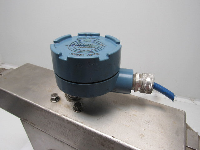 Micro Motion F100SI128SU Stainless Steel Mass Flow Sensor Tank 1" Flange
