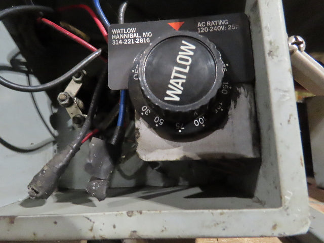 Watlow 0-250° Thermostat Mounted In Enclosure W/480V Heater 3/4" NPT Outlets