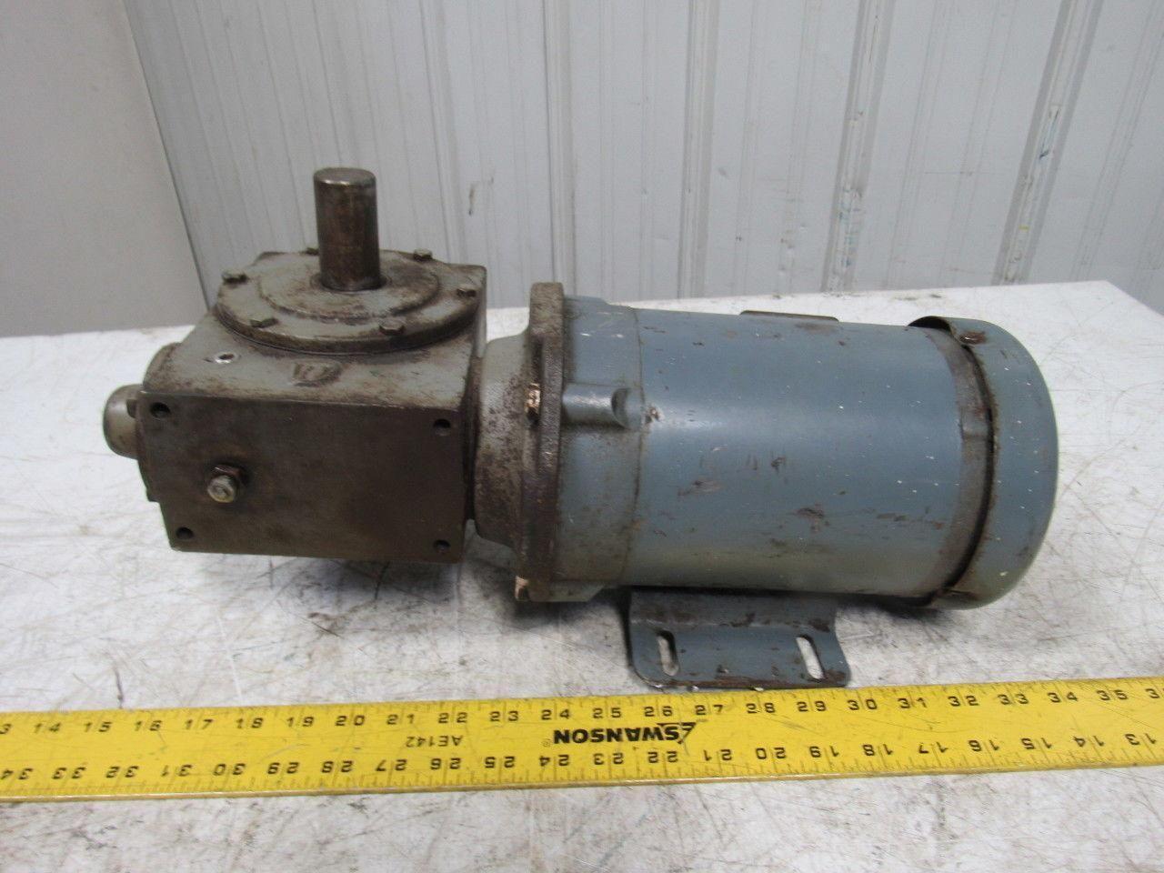 Hub City 02-20-21606-264 264 Double Shaft Gear Box 5:1 W/1/2HP Baldor 3PH Motor