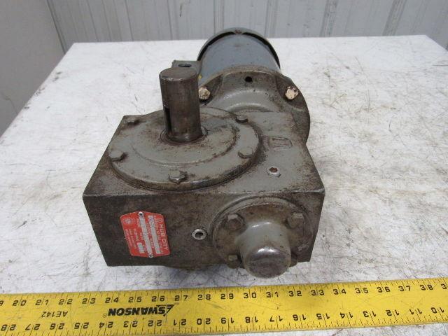 Hub City 02-20-21606-264 264 Double Shaft Gear Box 5:1 W/1/2HP Baldor 3PH Motor