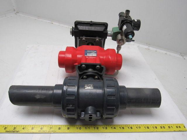 Asahi/America C79M2PFSW115AST 2" Valve Pneumatic Actuator Assembly Spring Return