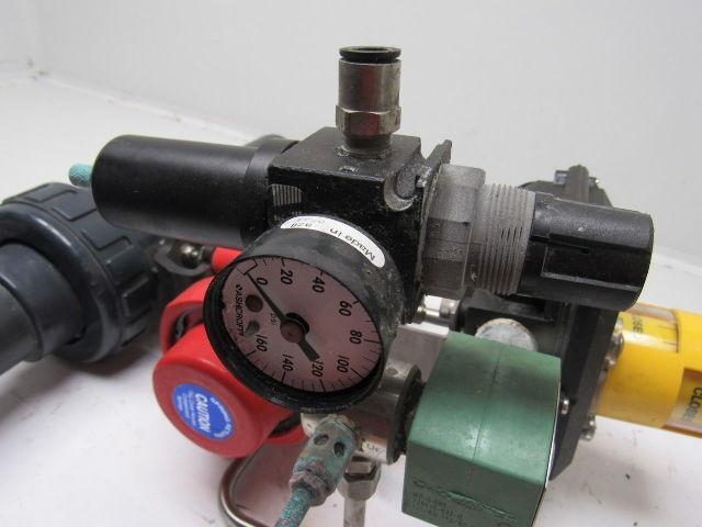 Asahi/America C79M2PFSW115AST 2" Valve Pneumatic Actuator Assembly Spring Return