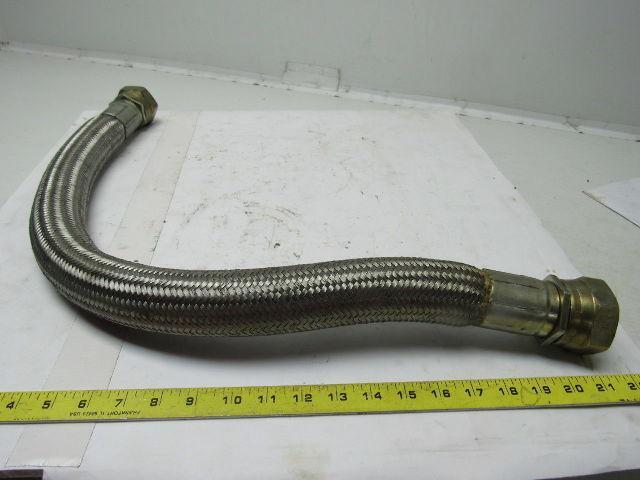Stainless Steel Braided Hydraulic Machine Hose 1-1/2" ID X 31"