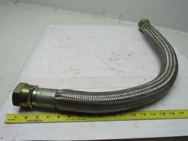 Stainless Steel Braided Hydraulic Machine Hose 1-1/2" ID X 31"