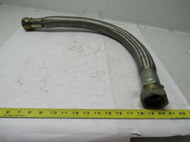 Stainless Steel Braided Hydraulic Machine Hose 1-1/2" ID X 31"