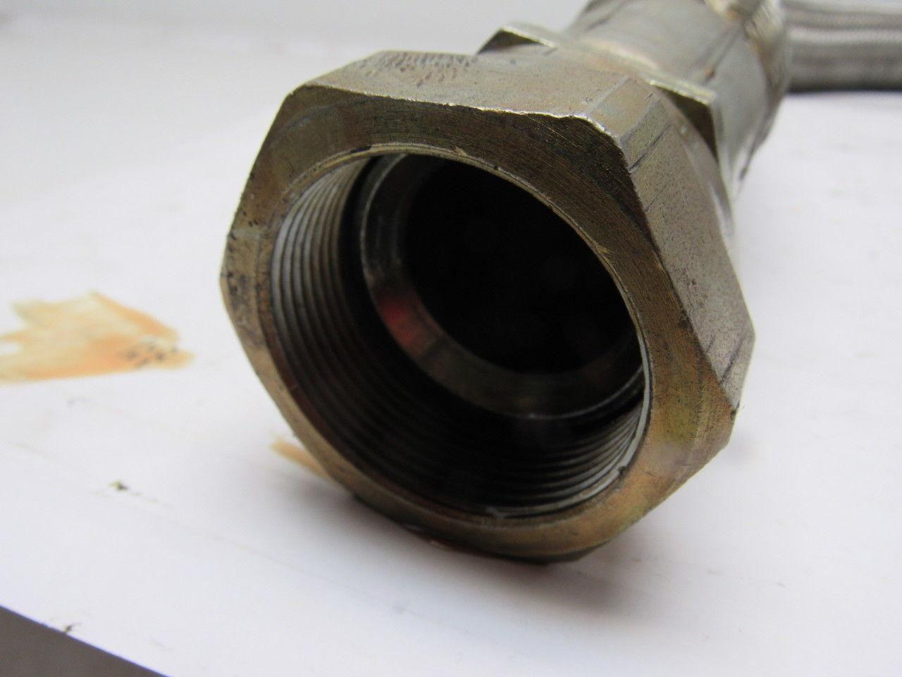 Stainless Steel Braided Hydraulic Machine Hose 1-1/2" ID X 31"