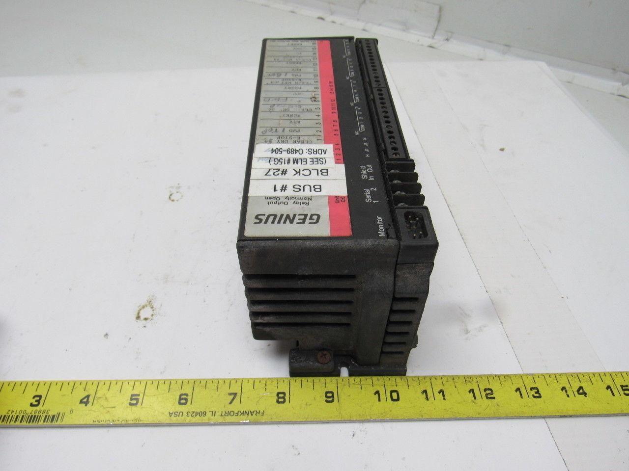 GE Fanuc IC660BBR101 Genius 16 Point Relay Output Module NO 115/230 VAC 50/60Hz.